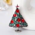 thumbnail image 3 of Yuarrent Decorado Árbol de Navidad Botas de Papá Noel Muñeco de nieve Campana Broche Bufanda Collar Solapa Broche de Navidad Regalo de niña Kits de decoración para fiestas No.104 Yuarrent JR0793-104, 3 of 6