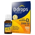 thumbnail image 1 of Suplemento líquido de vitamina D3 en gotas para adultos, 2000 UI, 180 ml, 1 of 8