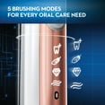 OralB Genius 6000 Rechargeable Electric Toothbrush, Rose Gold, 1 Ct