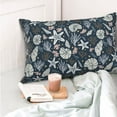 thumbnail image 4 of Gaeub Sea Shells 1 Print Double Sided Plush Decorative Throw Pillow Cover, Sofa Cushion Cover, Plush Cushion Cover，Excluding Pillow Core-14"x20", 4 of 6