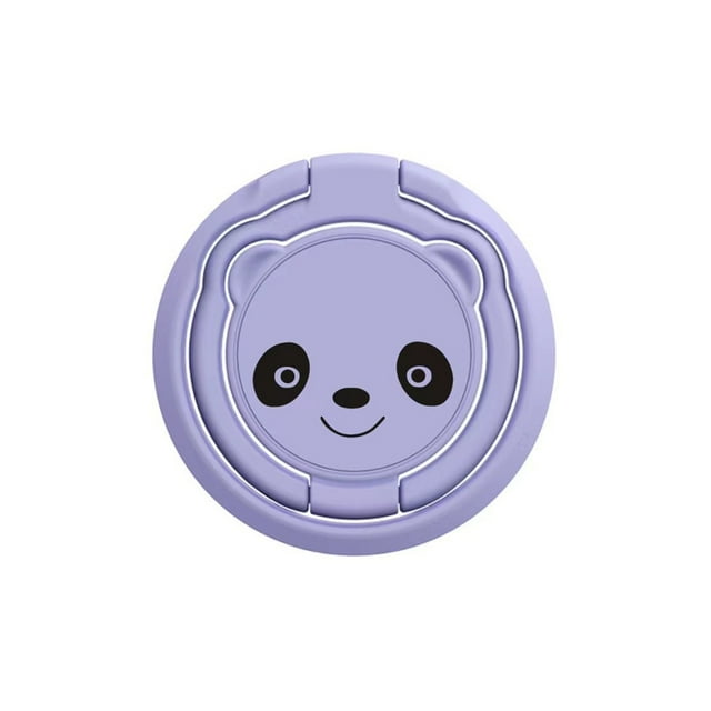 Magnetic Metal Car Mount Dashboard Mobile Phone Holder 360 Rotation Stand Cute Bear Shape Bracket