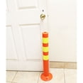 thumbnail image 4 of RELI Traffic Warning Post | High-Visibility Orange PVC | 3 Bright Yellow Reflective Bands | Pre-drilled 7.75" (19.7 cm) Base | 29.5" (74.9 cm) Length | Ideal for Construction & Traffic Warnings, 4 of 4