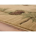 thumbnail image 2 of Designer Home Woodlands Area Rug 2055 40926 Farmington Beige Acorns Stems 2' 7" x  4' 2" Rectangle, 2 of 2