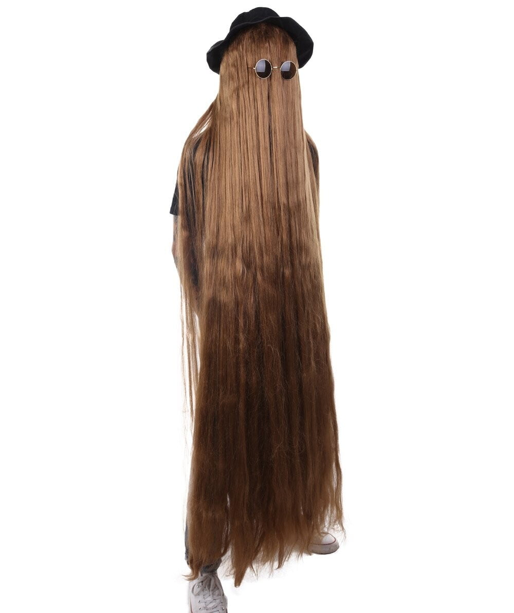 HPO Adult Unisex Dapper Creature Costume Wig Set – Includes Premium Wig, Glasses & Hat for Halloween