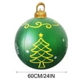 thumbnail image 5 of LSLJS Christmas Inflatable Ball Ornaments, Christmas Decorations, 23.6 inch Giant Christmas Tree Inflatable Decorated Ball, Santa Deer Picture Xmas Theme Baubles Sphere Hanging Pendant for Outdoor, 5 of 5