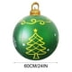 thumbnail image 5 of Bola inflable navideña de 60 cm para exteriores, ideal para decorar árboles de Navidad., 5 of 5