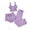 Purple., variant on Women's Pajama Sets,Silk Pajamas for Women Set,Lace Patchwork Pajamas Home Clothes Three-piece Sets