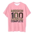 thumbnail image 4 of Icvfdpl T-Shirts pour Adolescentes, Imprimé Col Rond Manches Courtes T-Shirt Haut Doux pour la Peau Vacances 8-9 Ans, 4 of 4