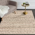 thumbnail image 2 of Ox Bay Topanga Braided Jute Silver 5 Feet x 7 Feet 9 Inches Striped Area Rug, 2 of 8