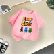 thumbnail image 3 of Camiseta de verano de dibujos animados para niños y niñas, camiseta informal de calle, Top Harajuku Stumble Guys Games, ropa para niños, 3 of 5