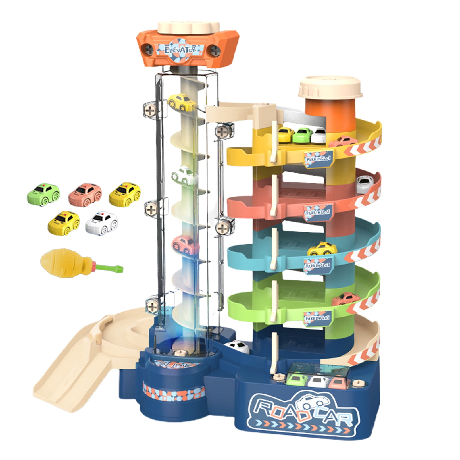 TOPOINT City Ultimate Garage Toys For Boys, Tower Toy Cars Garage With