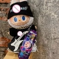 thumbnail image 3 of Recién llegado, camisetas de la segunda generación de Labubu, gorro de baño, mini guitarra, macarrones, colgantes para fiestas, ropa de Labubu, juguetes, regalos de cumpleaños, 3 of 5
