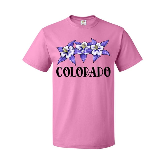 Inktastic Colorado Columbine Flowers T-Shirt
