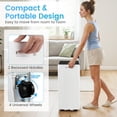 thumbnail image 4 of Costway 8000 BTU Portable Air Conditioner, 4-in-1 Portable AC Unit with Dehumidifier, Fan, 4 of 9