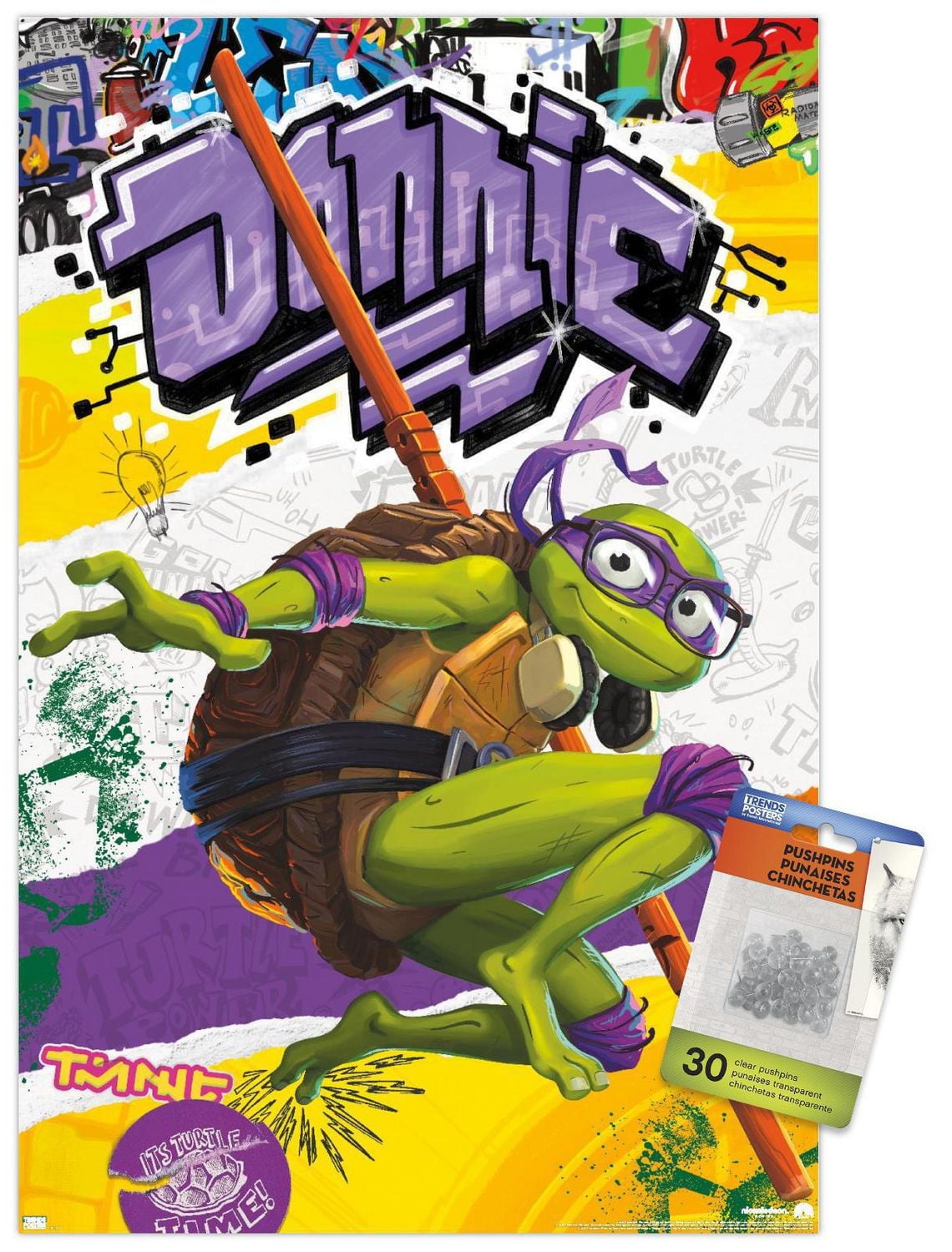 Teenage Mutant Ninja Turtles: Mutant Mayhem - Donatello Wall Poster, 22.375" x 34"