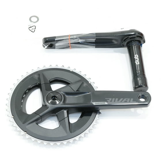 SRAM Rival AXS D1 Power Meter Crankset, 172.5mm, 12-Speed, 2x, 48/35T, DUB Spind