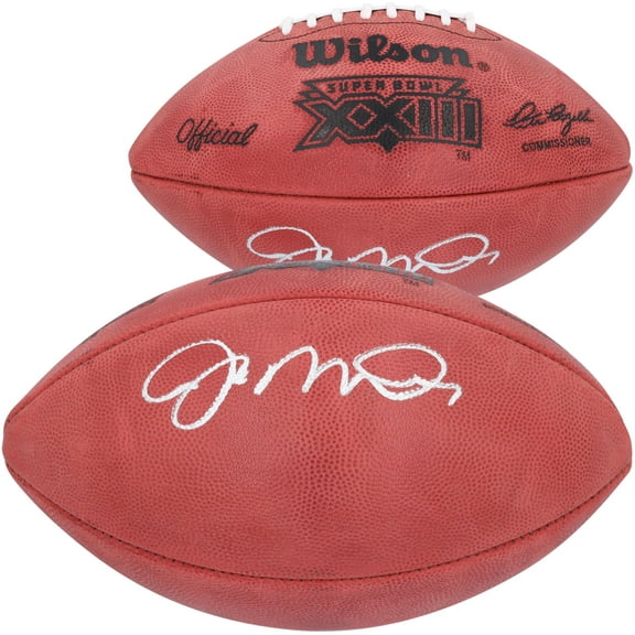 Joe Montana San Francisco 49ers Autographed Wilson Super Bowl XXIII Logo Football - Fanatics Authentic Certified