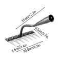 thumbnail image 2 of dajkiuy Weeder Puller Tool, Upgraded Gardening Hand Weeder Tool, Manganese Steel Manual Weeder Claw Remover Tool, Multifunctional Garden Hoe for Weeding, Yard, Farm(7 Tines), 2 of 5