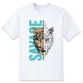 thumbnail image 4 of Men's T Shirt Round Neck Patterned Tee Summer New Sports Shirt Vintage Style XL, 4 of 4