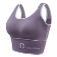 thumbnail image 2 of SELONE Sports Bras for Women No Underwire Plus Size Longline Cami Bras Padded Yoga Bras High Impact Sports Full Figured Women Tank Top Bra Chest Wrapped U Shaped Sling Chest Pad Tube Pink, 2 of 7