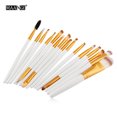 thumbnail image 4 of Bronzer Brush 15pcs/set Makeup Brush Set tools Make-up Toiletry Kit Wool Make Up Brush Set, 4 of 5