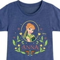 thumbnail image 3 of Frozen - Fall - Anna In A Flower Frame - Toddler & Youth Girls Short Sleeve Graphic T-Shirt, 3 of 5
