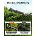 thumbnail image 4 of VEVOR Gas Hedge Trimmer, 2 Cycle Gas Power Handheld Hedge Trimmer, 4-in-1 26cc Weed Eater with Protective Gear Set, Includes Hedge and String Trimmer, 4 of 9