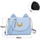 thumbnail image 2 of Lindos bolsos de mano con forma de gato de piel sintética, elegantes bolsos de hombro, 2 of 6