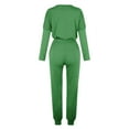 thumbnail image 5 of Scyoekwg Womens 2 Piece Sets Dressy Sweatsuit Fall Outfits Long Sleeve Sweatshirt Drawstring Sweatpant Casual Matching Outfits Fashion Sweatsuits (Green,L), 5 of 5