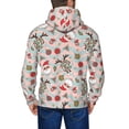 thumbnail image 5 of Zip Up Hoodies for Men - Quirky Santa Reindeer Retro Wave Long Sleeve Comfrt Men'S Fashion Hoodies & Sweatshirts, Jackets for Men Hoodies Pullover Clothing Clothes with Pouch, 5 of 5