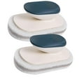 thumbnail image 2 of 2 esponjas de limpieza para cocina y baño, cepillos colgantes para lavar platos, esponjas con mango para el hogar (azul oscuro), 2 of 7