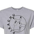 thumbnail image 3 of Pokémon - Pikachu Art - Juniors Cropped Cotton Blend T-Shirt, 3 of 5