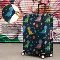 thumbnail image 4 of Blue Cartoon Dinosaurs Rockets Pattern Luggage Cover Fashion Suitcase Cover Baggage Covers Fit 25-28 Inch Luggage (Go Travel), 4 of 5