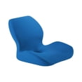 thumbnail image 3 of Cojín de espuma viscoelástica para asiento, cojines para silla, almohada de apoyo con funda extraíble, cojín para silla de computadora para oficina en Azul Sunnimix Cojín del asiento, 3 of 8