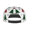 thumbnail image 4 of Haiem Buffalo Plaid Christmas Trees Classic Snapback Cap Flat Bill Hat Baseball Cap Adjustable Size Cotton Dad Hat, 4 of 9