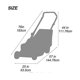thumbnail image 2 of Funda para cortacésped CHAO 210D 193 X 112 X 63,5 cm blanca, 2 of 5