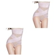 thumbnail image 2 of Vogacara Pantalones moldeadores Bragas de cintura alta Moldeadores de cuerpo Bragas Corsé de control Suministros de mujer Ajuste sedoso Diseño SG 2Conjunto, 2 of 6