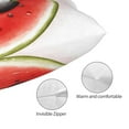 thumbnail image 3 of Kdxio Cotton Pillow Cases 16"x24" Pillowcases,Soft and Breathable Bedroom Pillow Cases-Watermelon Gnome-No Pillow Core, 3 of 5