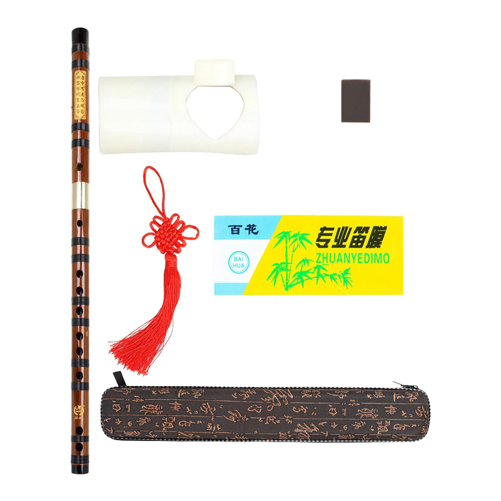 LeeQinersw Bamboo Flute Chinese Flute Woodwind Instruments Durable Vintage High Quality for Key of G