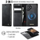 thumbnail image 4 of CaseMe Cartera for iPhone 17 Compatible con Magsafe, 2 en 1 de Piel Sintética [Bloqueo RFID] Soporte para Tarjeta con Tapa a Prueba de Golpes Cubierta Magnética Desmontable for iPhone 17, 4 of 10