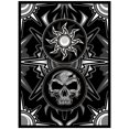 thumbnail image 1 of Fundas para cartas Realm Guard 100 unidades, textura mate negro, 1 of 5