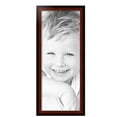 thumbnail image 2 of ArtToFrames 13" x 33" Matte mahogany Diploma Picture Frame, 13x33 inch Brown Wood Poster Frame (WOM-5108), 2 of 7