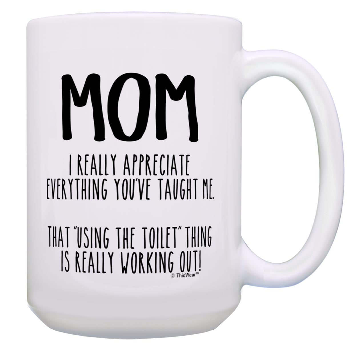 Funny Mom Coffee Mug Mom F Word Mug for Mom Presents Mom 15oz Coffee Mug 