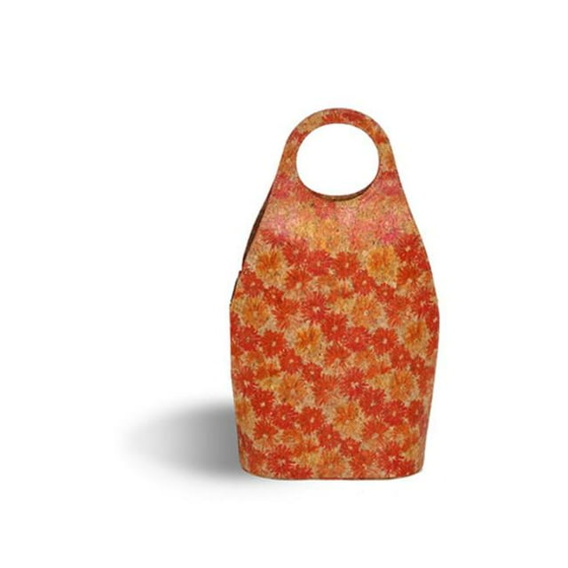 Picnic Plus PSL-706FC Soleil Vin Fourre-Tout Doux Doublure en Daim - Liège Floral Orange
