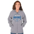 thumbnail image 4 of US Air Force Service Before Self Zip Up Hoodie Men's Women's Brisco Brands S, 4 of 6