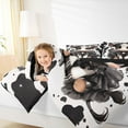 thumbnail image 5 of Feelyou Kawaii Milk Cow Bedding Comforter Set for Kids, Fashion Cow Print Twin Comforter Sets, Cute Cartoon Animal Reversible Bedding Set, Super Cozy Room Decor, 2pcs, 5 of 9