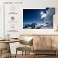 thumbnail image 5 of Elephant Stock Higher Wall Art - Horizontal Canvas Wall Art - Living Room Wall Decor - Sports Canvas - White And Blue Decor By Tristan Shu - 51" x 34", 5 of 8