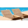 thumbnail image 4 of 9 PC A Grade Outdoor Patio Teak Dining Set - 94" Double Extension Oval Table & 8 Osawa Arm Chairs, 4 of 4