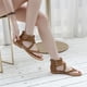 thumbnail image 3 of Sandalias planas romanas informales para mujer de verano Wmkox8yii  shjk1289, 3 of 9