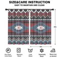 thumbnail image 2 of Blackout Kids Curtains,Colorful Geometric Triangle Chevron Pattern Childrens Insulated Curtains Set Of 2,Bedroom Essentials,Toddler Room Decor 52x84in(132x213cm), 2 of 5